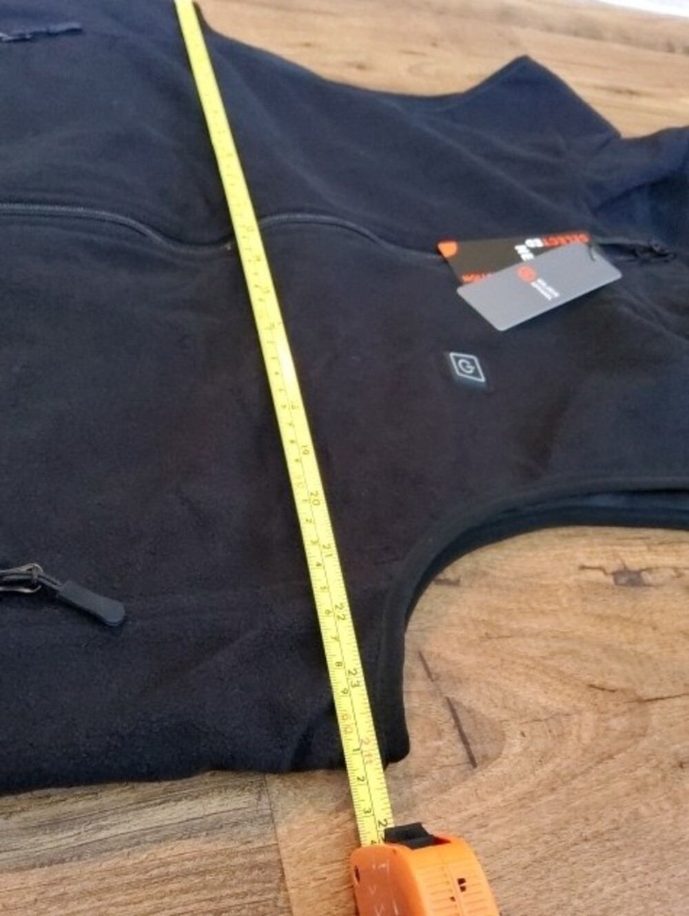 Mens Vest Heated Apparel Black Heated Jacket - Heated Apparel XL NIP NWT - Picture 8 of 10